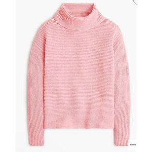 J Crew Womens Cowlneck Knit Sweater Pullover Pink Sz Small NWT Style # BV962